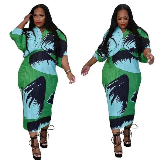 v-neck batwing sleeve dress | floral print maxi dress | chiffon material summer dress | ultrasonic cleaning