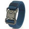 New Quick Release Tactical Release Buckle Braided Elastic Belt Men Sapphire Blue - size and dimension reference