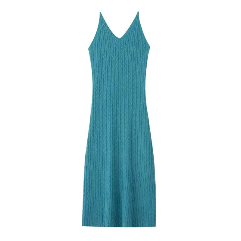 Knitted Small Twisted Cashmere Cardigan Suspender Skirt Two-piece Suit - soft knitted two-piece outfits for a casual day out