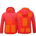 heated jacket for men | usb powered heated coat | electric thermal clothing | ultrasonic cleaning