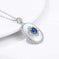 sterling silver necklace | diamond pendant necklace for women | wedding party jewelry | ultrasonic cleaning
