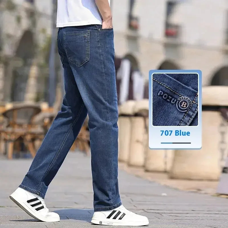 Business Stretch Casual Long Pants Men - Meifu Market