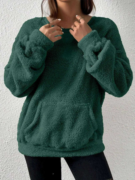 Women's Casual Fashion Solid Color Long-sleeved Sweater Meifu Market