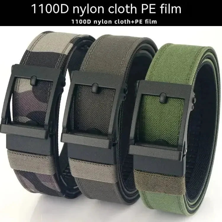 automatic buckle belt | double-layer leather belt | thickened hardened belt | energy saving