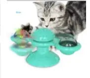rotating cat toy | multi-function scratching post | interactive pet toy | energy saving
