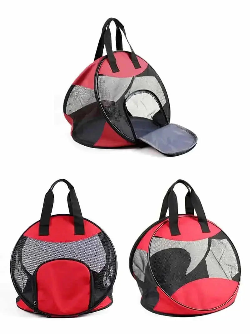 breathable pet carrier bag | portable cat carrier | small dog travel bag | ultrasonic cleaning