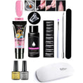 crystal nail extension kit | professional nail art set | acrylic nail forms set | energy saving