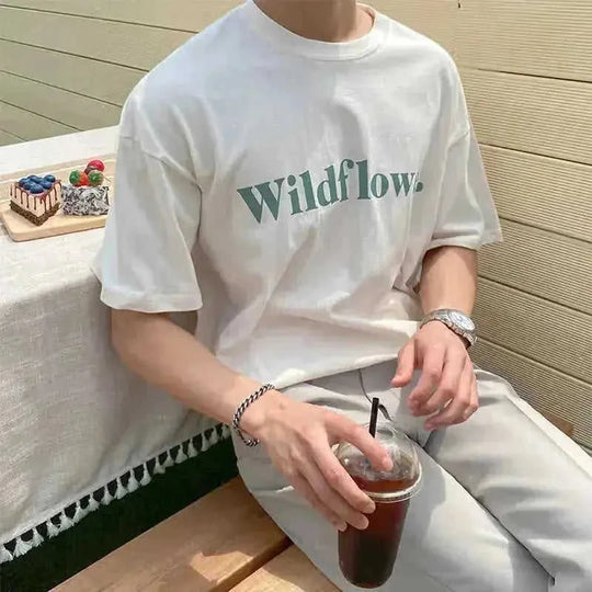 premium cotton t-shirt | oversized fit t-shirt | korean fashion streetwear | ultrasonic cleaning