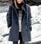 Winter Button Coat Fashion Warm Hooded Jacket With Pockets Women's Clothing Meifu Market