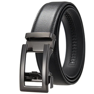 Antique Cowhide Men's Leather Belt Casual Business Comfort Click Belt Meifu Market