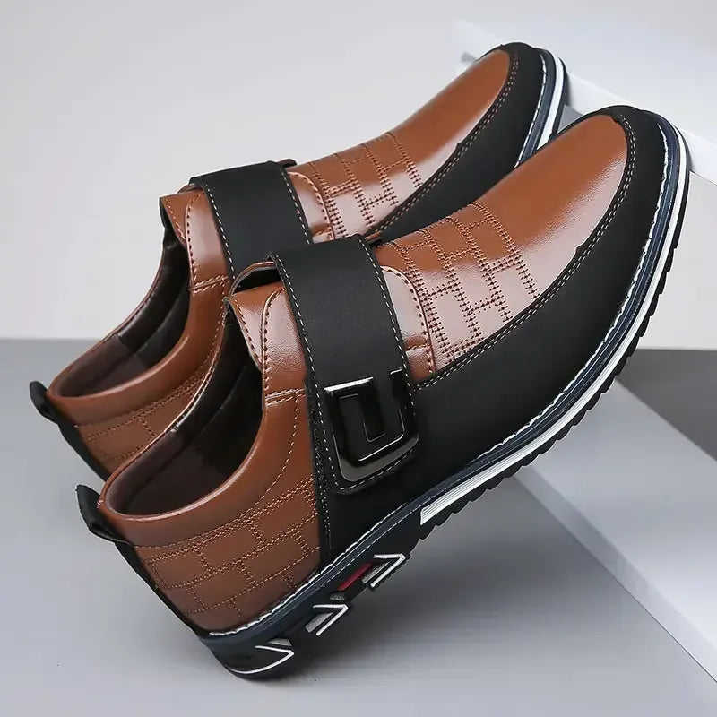 Oversized Men's Shoes Leather Shoes Youth Shoes Soft Bottom Meifu Market