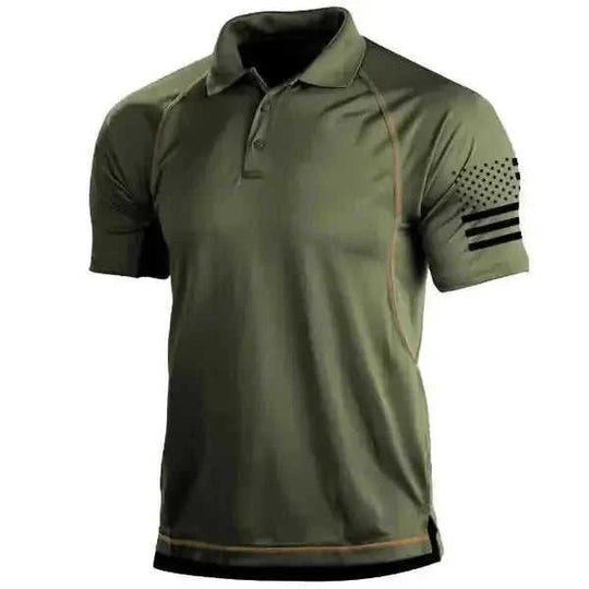 quick-dry polyester fabric | loose fit polo shirt | breathable summer t-shirt | ultrasonic cleaning