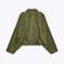 Women's Batwing Sleeve Lapel Suede Texture Effect Pilot Jacket Meifu Market
