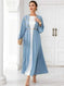 hand-stitched embroidery cardigan | lightweight travel kaftan gown | premium cotton long cardigan | energy saving