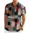 Mens Simple Linen Printed Top For Spring And Autumn Linen 09 - in use demonstration