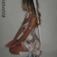leopard print mesh fabric | v-neck mini dress | stretchy bodycon fit | ultrasonic cleaning