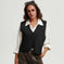 wool blend cardigan | cropped knit sweater | vintage button front | energy saving
