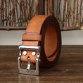 mens genuine leather belt | stainless steel buckle belt | first layer cowhide belt | ultrasonic cleaning