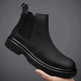 New Autumn And Winter British Style Rhubarb Worker Boot Thick Bottom High Top Smoke Pipe Meifu Market