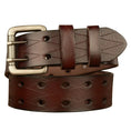 double pin buckle belt | genuine leather belt for men | adjustable casual belt | energy saving