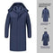 windproof waterproof jacket | heavy cotton shell coat | long outdoor jacket | energy saving