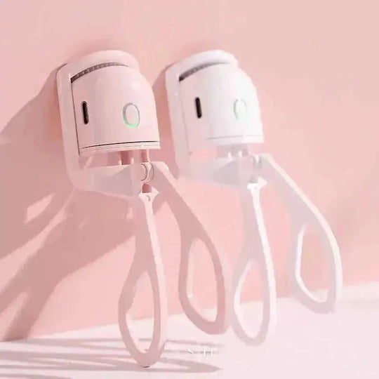 rechargeable heated eyelash curler | waterproof eyelash curler | portable electric lash curler | ultrasonic cleaning
