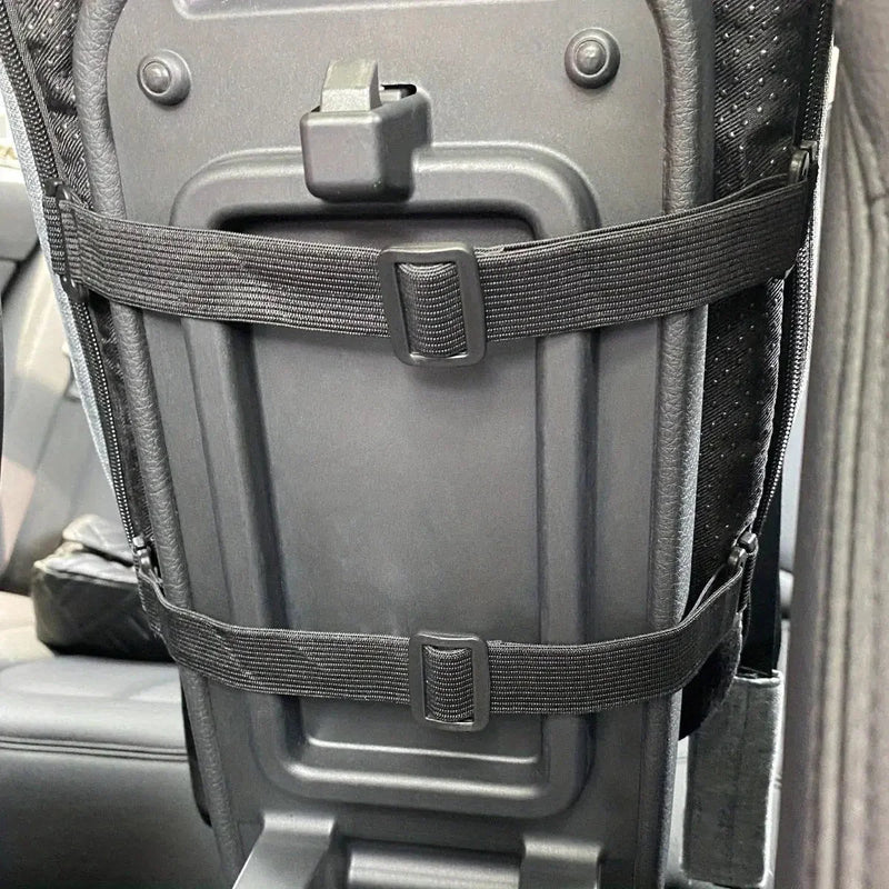 pet car seat with safety harness | waterproof dog car bed | portable pet carrier for cars | energy saving