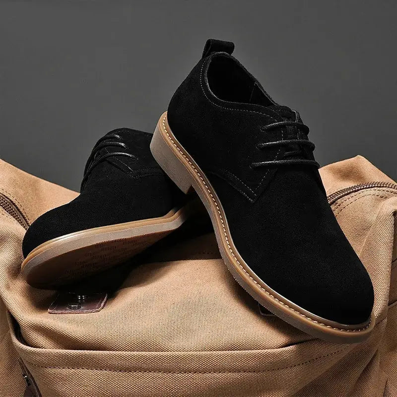 Autumn Retro British Martin Leather Shoes Men's Outdoor Work Shoes Suede Meifu Market