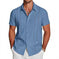 Men's Hawaiian Print Short Sleeve Lapel Shirt - Meifu Market