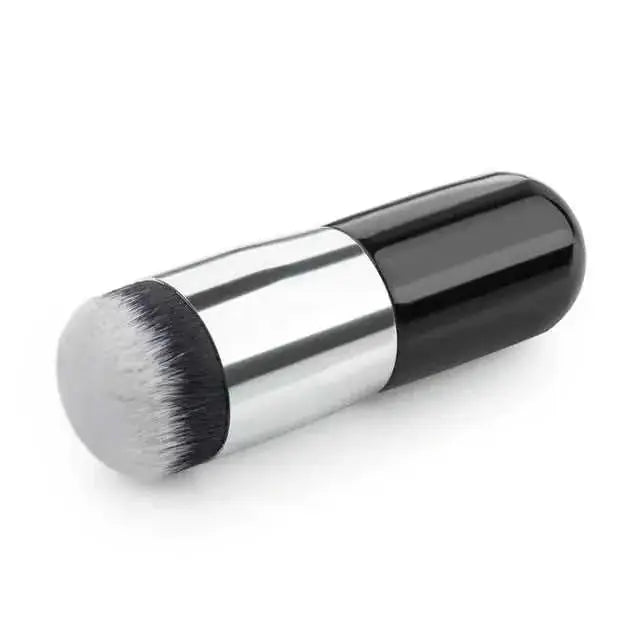 synthetic kabuki brush | dense foundation brush | vegan makeup brush set | ultrasonic cleaning