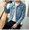 heavyweight denim jacket | durable cotton construction | classic trucker jacket | energy saving