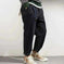 japanese cotton blend pants | loose tapered fit | high waist trousers | ultrasonic cleaning