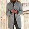 heavy wool blend coat | double-breasted wool coat | mid-length winter coat women | ultrasonic cleaning