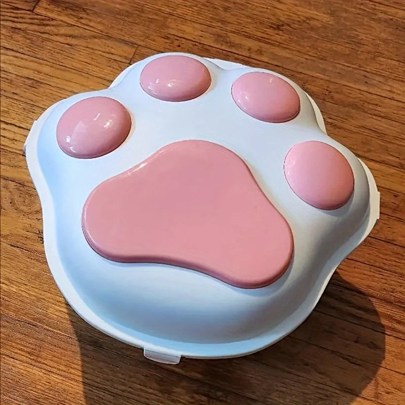 airtight cat food container | claw-shaped pet food storage | easy clean cat food bin | ultrasonic cleaning