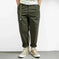 japanese cotton blend pants | loose tapered fit | high waist trousers | energy saving