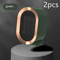 ptc ceramic heating technology | compact desktop heater | portable electric warmer | energy saving