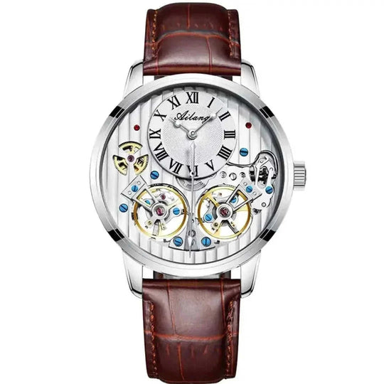 double tourbillon complication | sapphire crystal glass | stainless steel case | energy saving