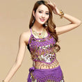 sequined dance top | chili red bra top | stretchable dance costume | ultrasonic cleaning