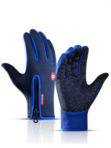 Winter Gloves Touch Screen Riding Motorcycle Sliding Waterproof Sports Gloves With Fleece Meifu Market