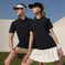 Dot Jacquard Quick-Dry Polo — Men's Slim Fit Sport Shirt