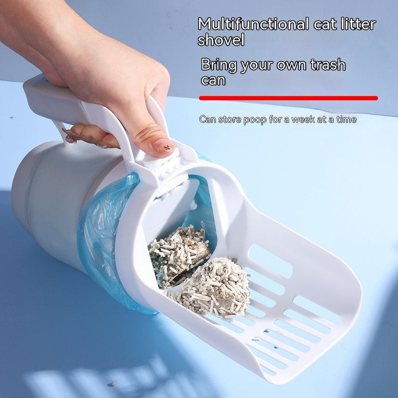 Upgrade Widen Cat Litter Shovel Scoop With Refill Bags Large Cat Litter Box Self Cleaning Cat Waste Bin System Pet Supplies Pet Products Meifu Market