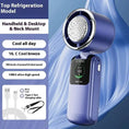high-speed handheld fan | adjustable speed mini fan | portable folding fan | ultrasonic cleaning