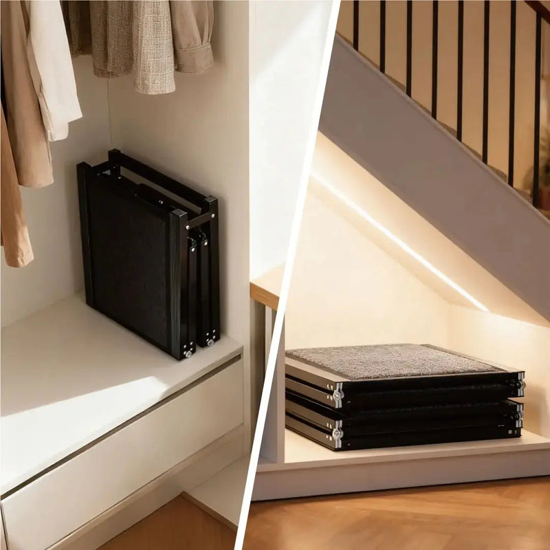 Dog Ramp For Car 65x17 Large Folding Pet Stair Ramps For Truck, SUV, With Non-Slip Surface, Up To 250LBS, Outdoor Dog Car Ramp For Medium  Large Dogs, Portable Pet Steps Meifu Market