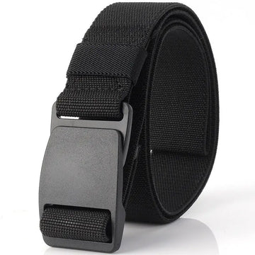 Elastic Belt Donefu Plastic Steel Pom Buckle Casual All-Match Belt meifu market