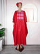 embroidered abaya dress | long sleeve kaftan robe | muslim prayer dress | energy saving