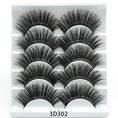 soft cotton stalk lashes | 3d mink effect eyelashes | five pairs multipack | energy saving