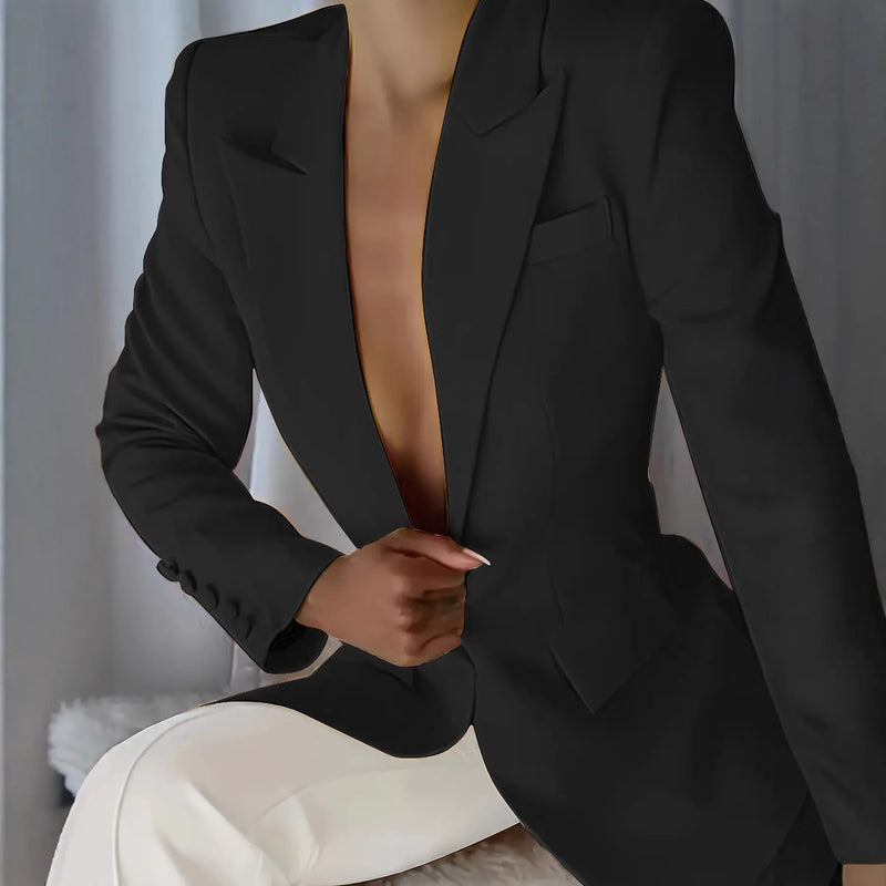 Elegant Slim-fit Banquet Dating Easy Matching Coat Meifu Market