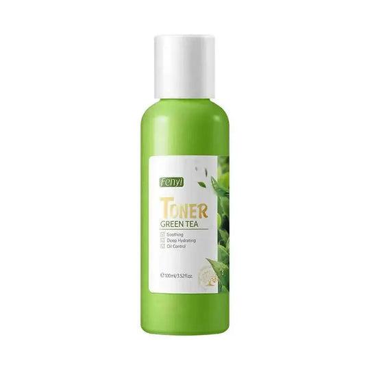 green tea toner for oily skin | 100ml hydrating facial toner | daily skincare routine essential | energy saving