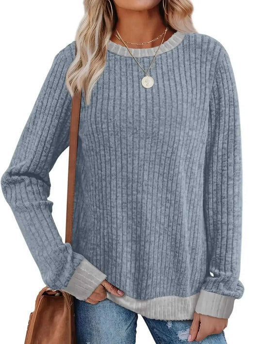 cotton-blend fabric | oversized fit pullover | breathable long sleeve top | ultrasonic cleaning