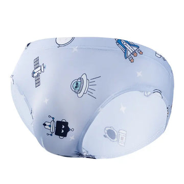 Briefs Printed Ice Silk Underwear Breathable Refreshing Thin Panties Meifu Market